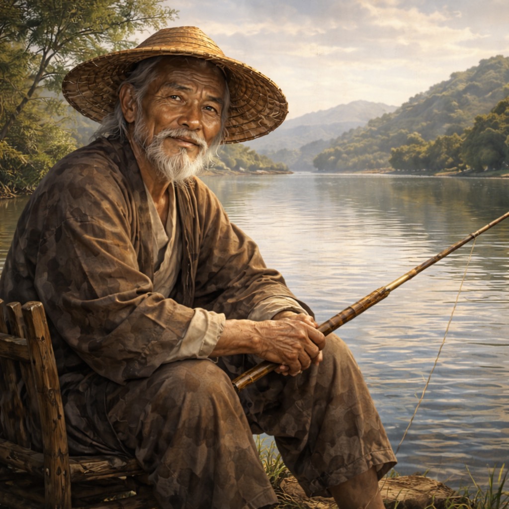 동정호 어부 한노인