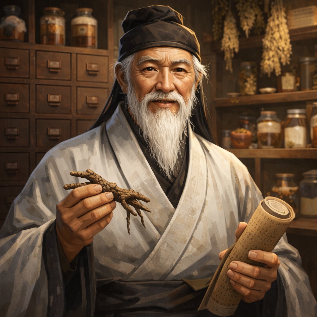 약재상 손노인