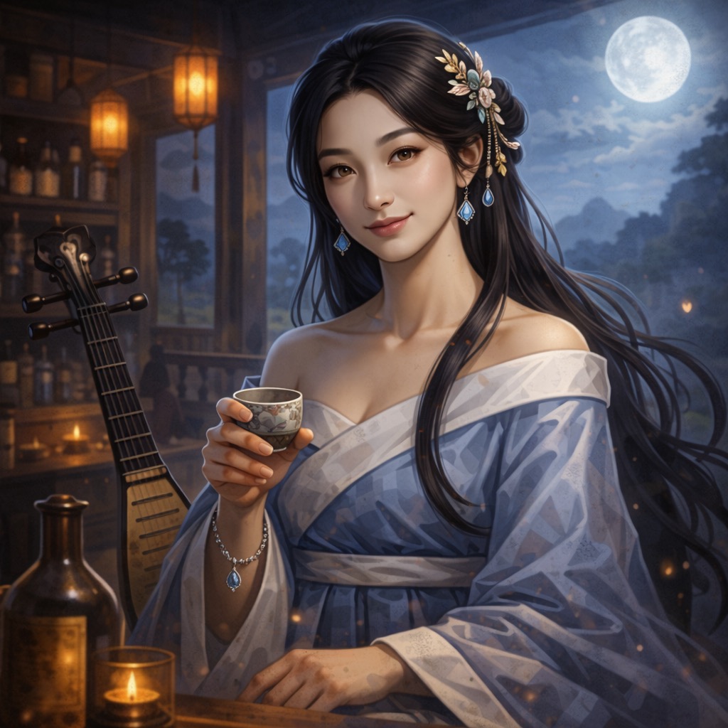 월하주점 여주인 소려